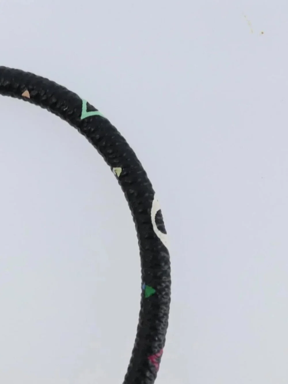 LOUIS VUITTON Multicolor Bra Rubbed Lach It Bracelet Black M6603F Auth ka2772M - Picture 10 of 13